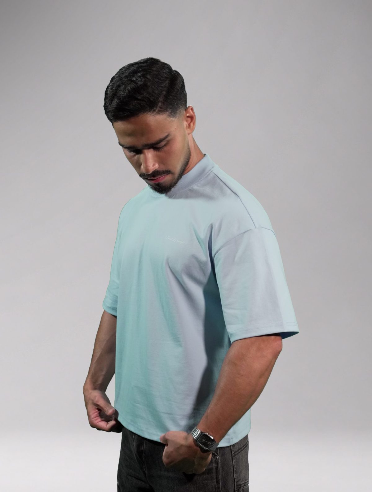 2 Signature Lifestyle Oversize T-Shirt – Baby Blue