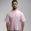 Signature Lifestyle Oversize T-Shirt – Light Pink
