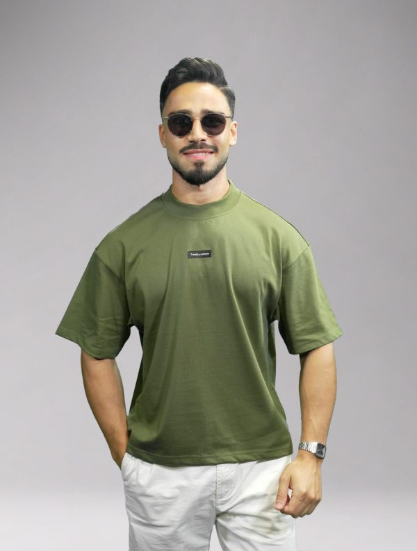 Urban Lifestyle Oversize T-Shirt – Olive Green