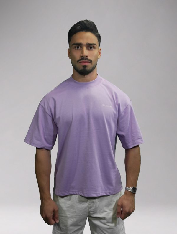 Signature Lifestyle Oversize T-Shirt – Lavender