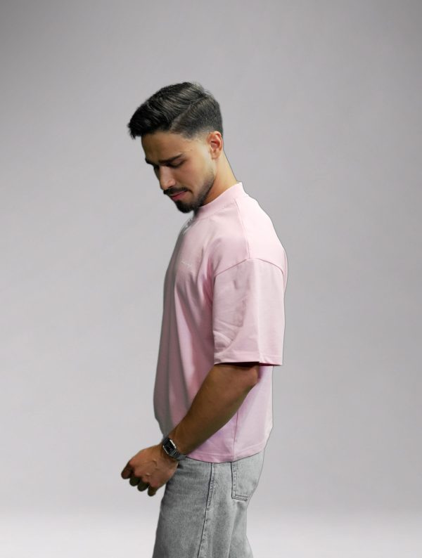 Signature Lifestyle Oversize T-Shirt – Light Pink