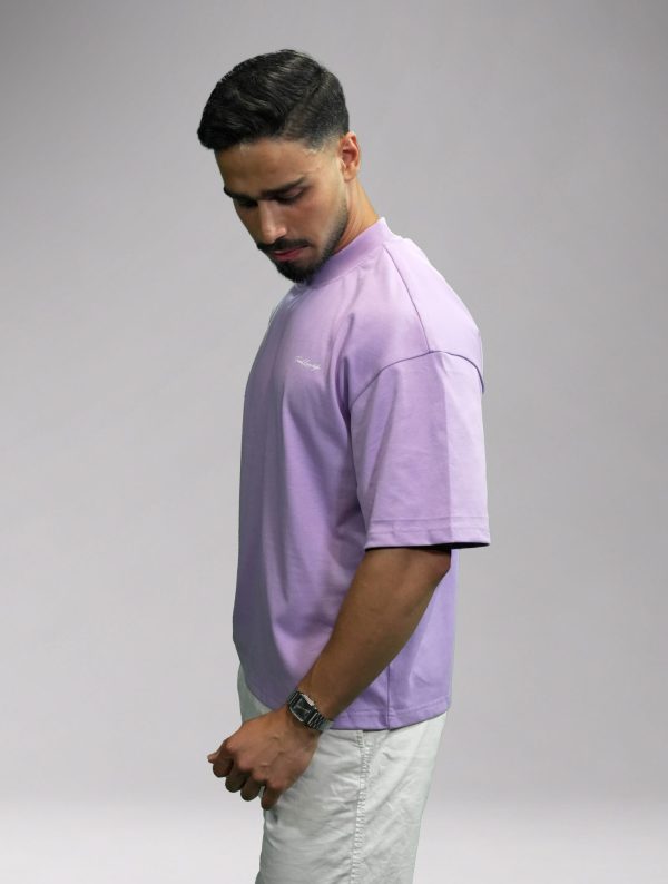 Signature Lifestyle Oversize T-Shirt – Lavender