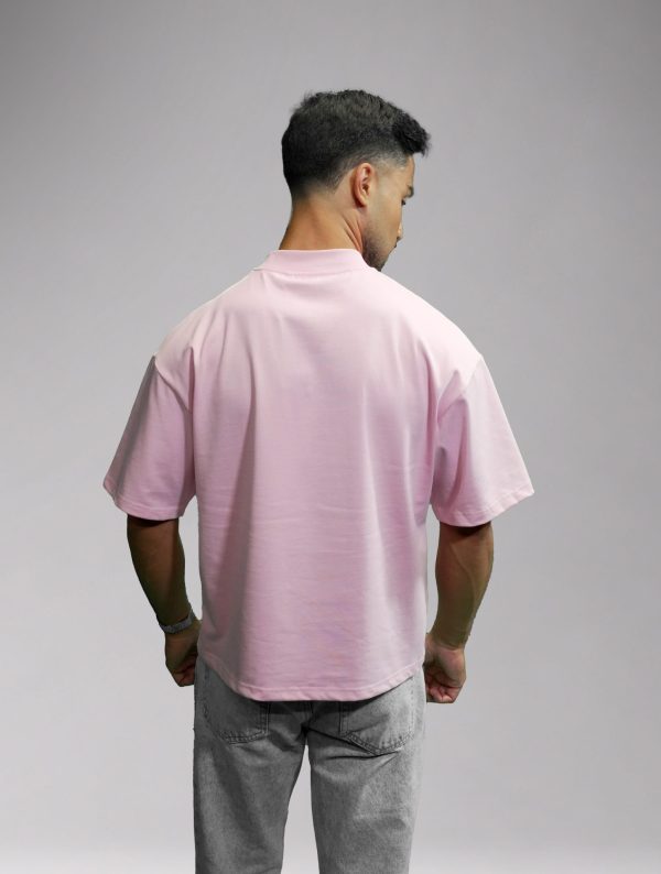 Signature Lifestyle Oversize T-Shirt – Light Pink