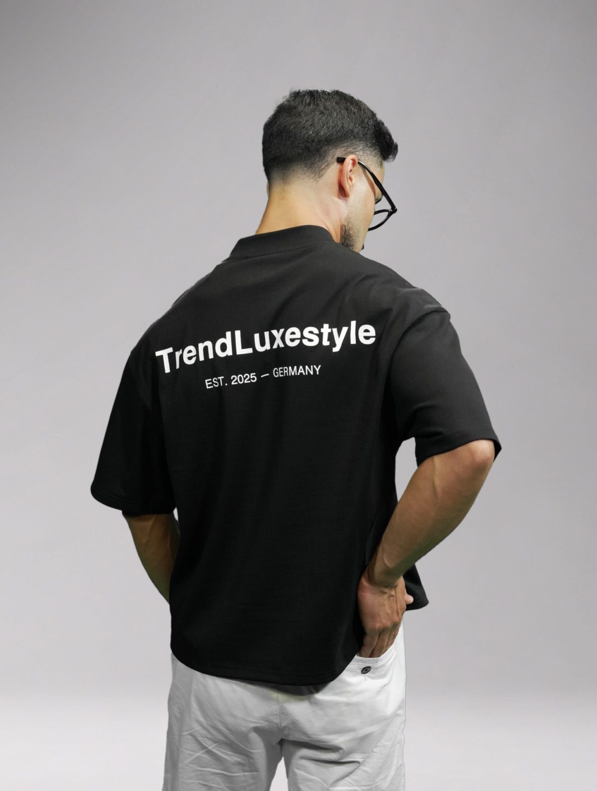 3 Lifestyle Oversize T-Shirt – Black