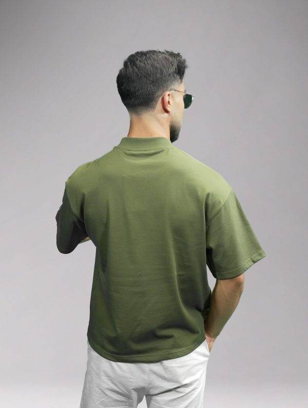 Urban Lifestyle Oversize T-Shirt – Olive Green