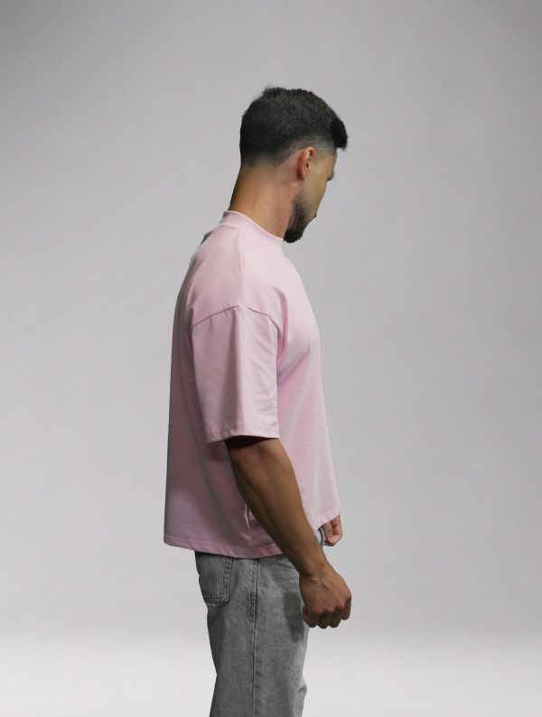 Signature Lifestyle Oversize T-Shirt – Light Pink