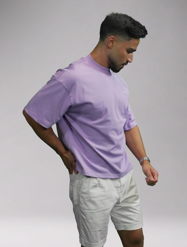 Signature Lifestyle Oversize T-Shirt – Lavender