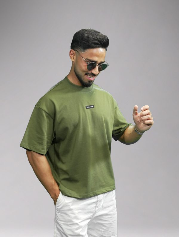 Urban Lifestyle Oversize T-Shirt – Olive Green