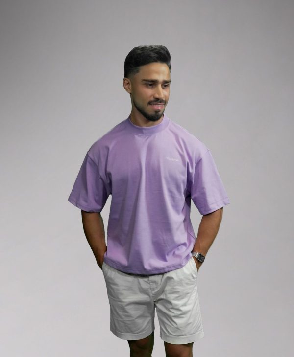 Signature Lifestyle Oversize T-Shirt – Lavender