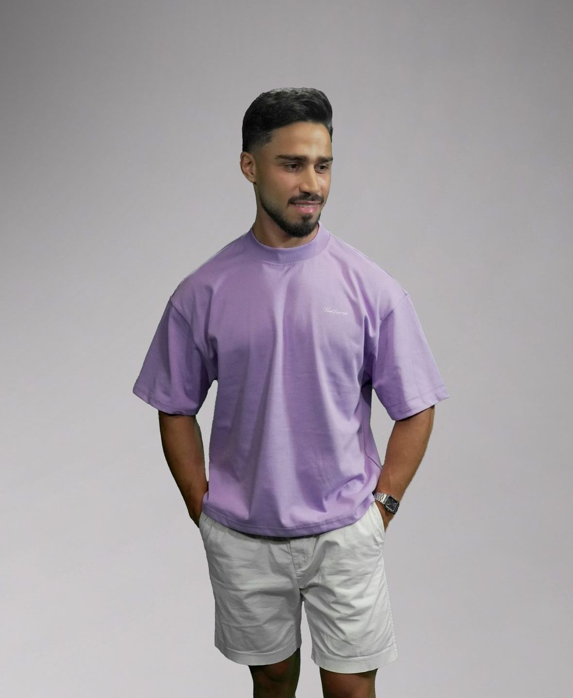 5 Signature Lifestyle Oversize T-Shirt – Lavender