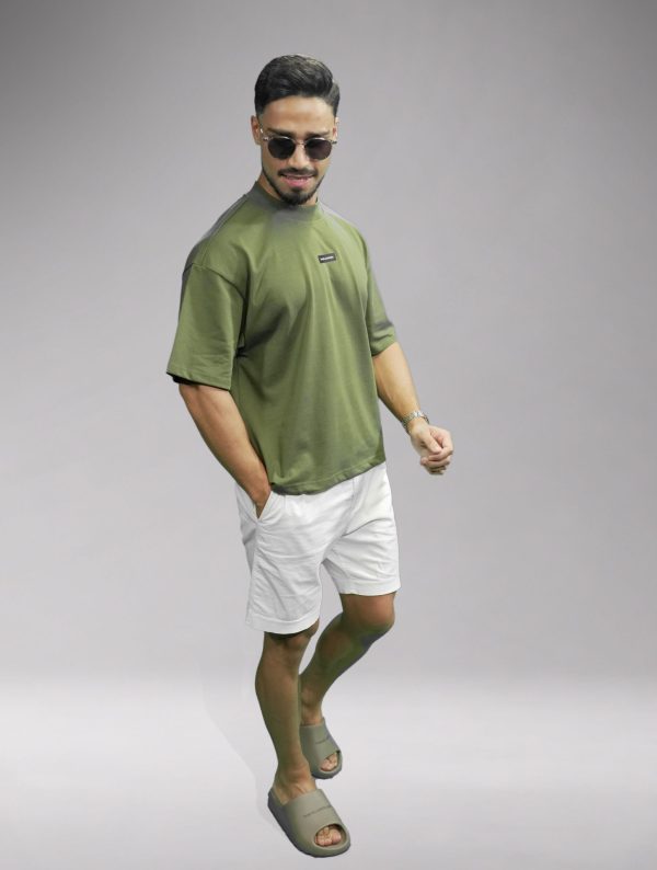 Urban Lifestyle Oversize T-Shirt – Olive Green